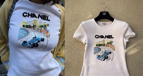 chanel formula 1 shirt|chanel f1 tees price.